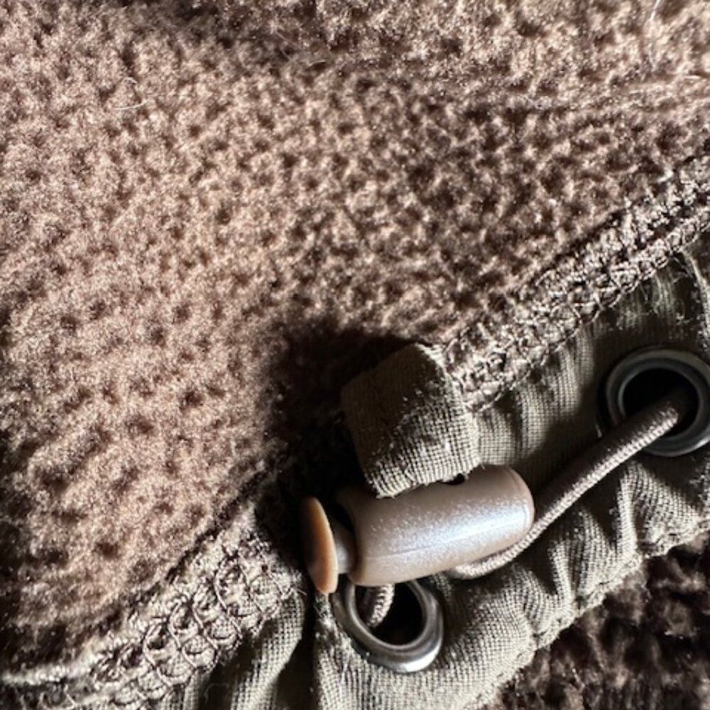 Faded Glory Brown Fuzzy Fleece Jacket   8650 - Picture 7 of 9